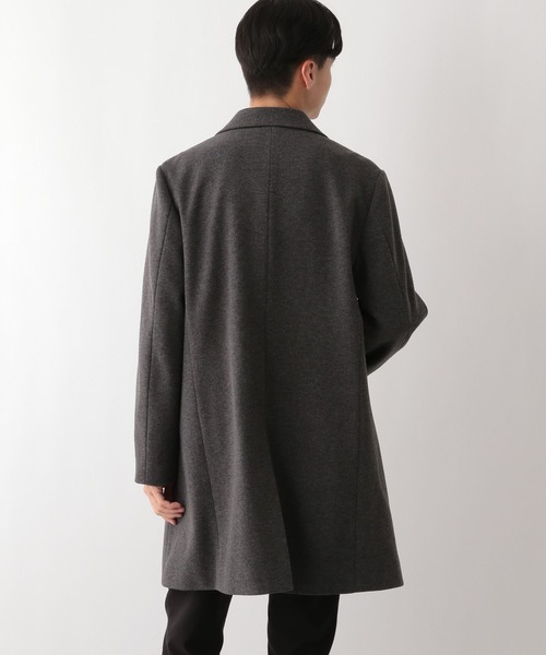 GLOBAL WORK Smile Seed Store（グローバルワーク スマイルシードストア）の「ウーリーテックチェスターコート/115983（チェスターコート・メンズ・ベージュ/ネイビー/チャコール・SMALL/LARGE/MEDIUM/X-LARGE）」の12枚目の写真