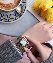 CLUSE（クルース）の「「CLUSE/クルース」グラシューズ ペティット ダブルレザー　ラップブレスストラップ　２重巻き（アナログ腕時計）」