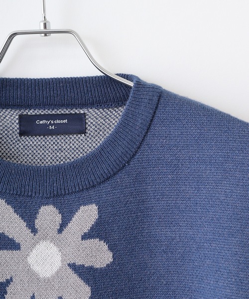 WS select フラワー柄ニット（ニット/セーター）｜FUNALIVE（ファンアライブ）