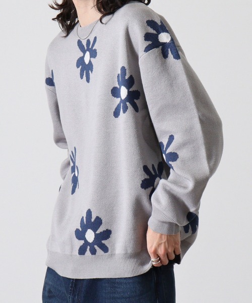 WS select フラワー柄ニット（ニット/セーター）｜FUNALIVE（ファンアライブ）