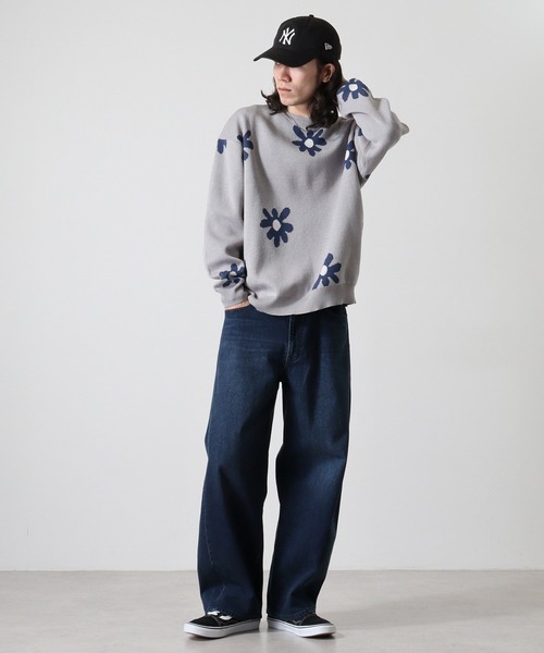 WS select フラワー柄ニット（ニット/セーター）｜FUNALIVE（ファンアライブ）