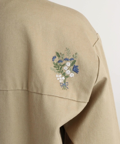 ブラウス シャツ EMAGO DAILY花束刺繍シャツ レディース 楽天市場】DAILY花束刺繍シャツ emago ナチュラル カジュアル