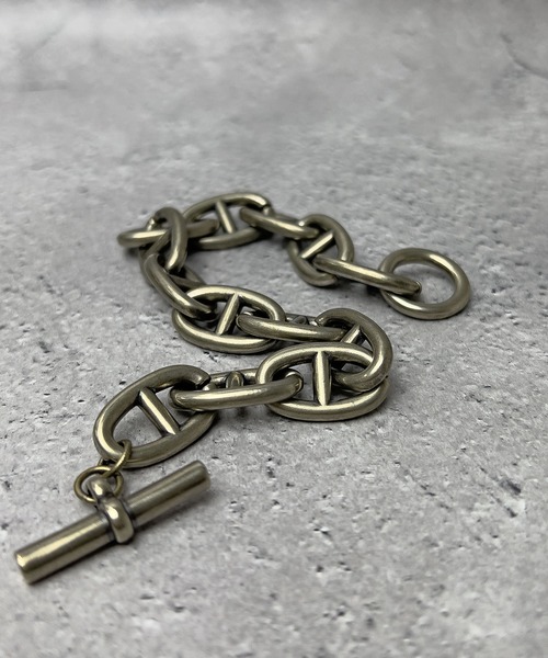 SBG（エスビー）の「SBG アンカーチェーンマンテルブレスレット（ブレスレット・メンズ・シルバー系・FREE）」の5枚目の写真