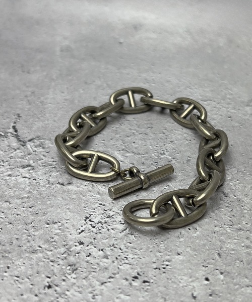 SBG（エスビー）の「SBG アンカーチェーンマンテルブレスレット（ブレスレット・メンズ・シルバー系・FREE）」の6枚目の写真