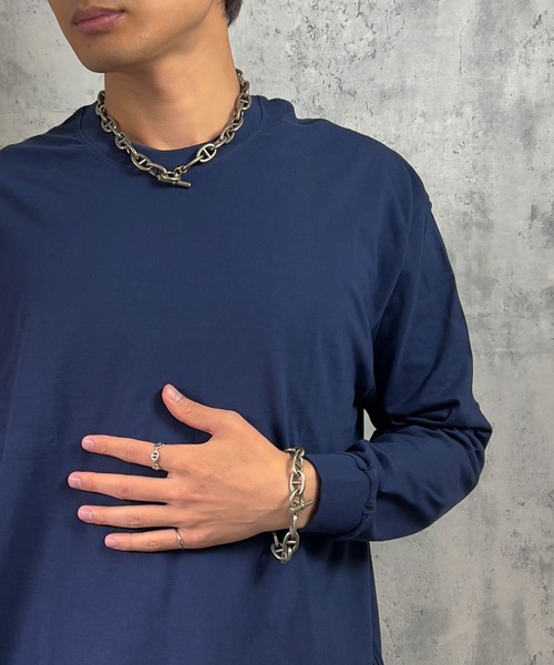 SBG（エスビー）の「SBG アンカーチェーンマンテルブレスレット（ブレスレット・メンズ・シルバー系・FREE）」の9枚目の写真