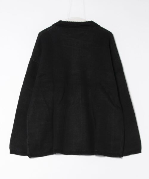 【セール】フラワージャガード 襟付き ニットカーディガン（カーディガン/ボレロ）｜Revo.（レボ）