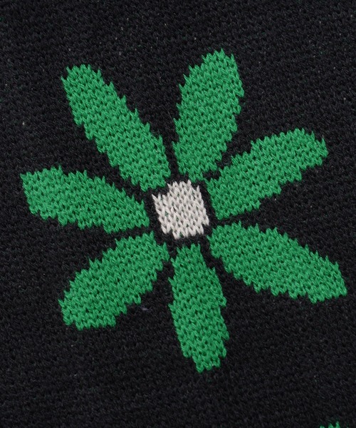 【セール】フラワージャガード 襟付き ニットカーディガン（カーディガン/ボレロ）｜Revo.（レボ）