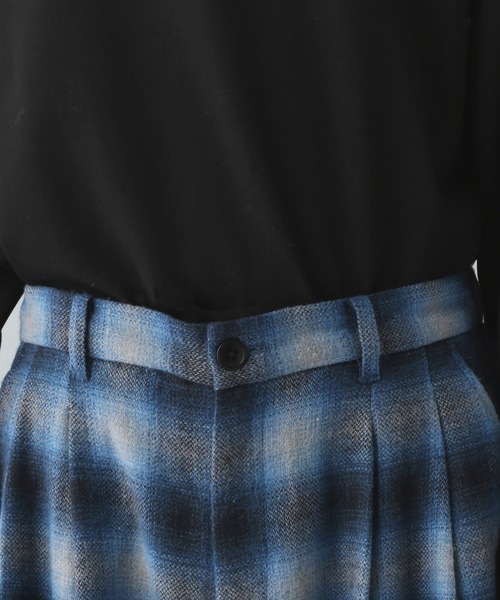 HARE（ハレ）の「ダメージチェックパンツ(HARE)（その他パンツ・メンズ・ブラック/ブルー・MEDIUM/SMALL）」の17枚目の写真