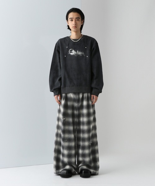 HARE（ハレ）の「ダメージチェックパンツ(HARE)（その他パンツ