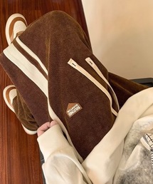 link lot（リンクロット）の「サイドラインコーデュロイワンポイントイージーパンツ（その他パンツ）」