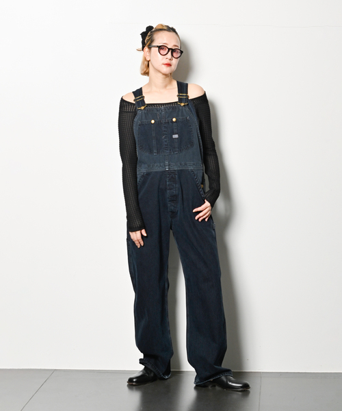 Lee（リー）の「LEE 別注 HICKORY オーバーオール（サロペット/オーバーオール・レディース・ネイビー・MEDIUM/SMALL）」の19枚目の写真