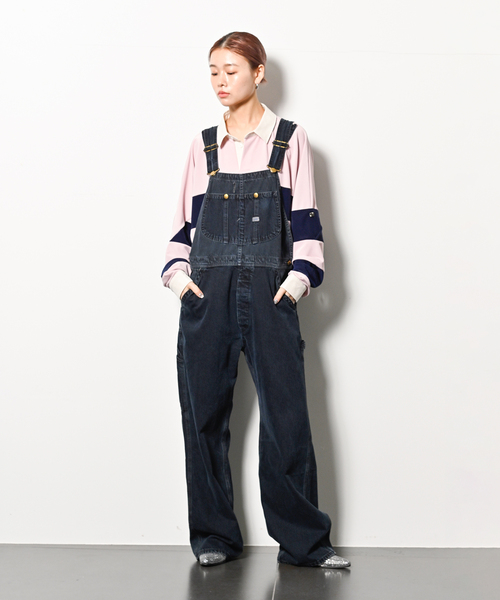 Lee（リー）の「LEE 別注 HICKORY オーバーオール（サロペット/オーバーオール・レディース・ネイビー・MEDIUM/SMALL）」の14枚目の写真