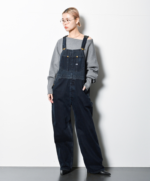 Lee（リー）の「LEE 別注 HICKORY オーバーオール（サロペット/オーバーオール・レディース・ネイビー・MEDIUM/SMALL）」の9枚目の写真