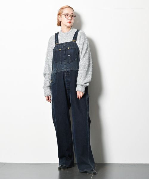 Lee（リー）の「LEE 別注 HICKORY オーバーオール（サロペット/オーバーオール・レディース・ネイビー・MEDIUM/SMALL）」の10枚目の写真