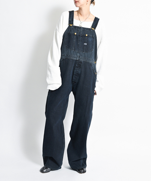 Lee（リー）の「LEE 別注 HICKORY オーバーオール（サロペット/オーバーオール・レディース・ネイビー・MEDIUM/SMALL）」の11枚目の写真