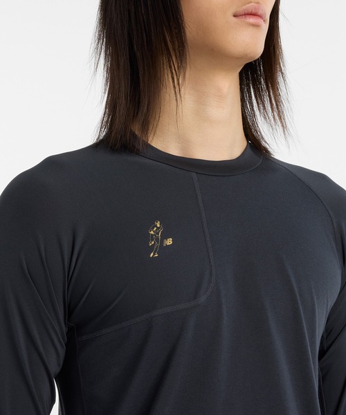 NEW BALANCE(ニューバランス)の「大谷翔平 パフォーマンスLSトップ(Tシャツ/カットソー・メンズ・ブラック・SMALL/MEDIUM/LARGE/X-LARGE/XX-LARGE)」の4枚目の写真