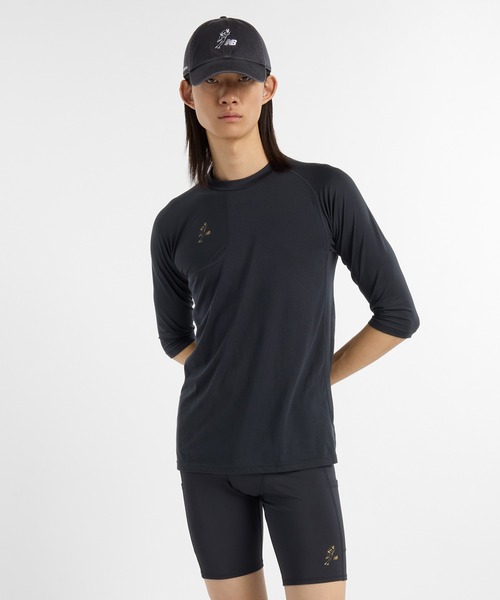 NEW BALANCE(ニューバランス)の「大谷翔平 パフォーマンスLSトップ(Tシャツ/カットソー・メンズ・ブラック・SMALL/MEDIUM/LARGE/X-LARGE/XX-LARGE)」の9枚目の写真