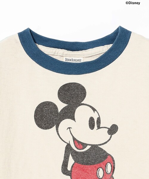 DENIM DUNGAREE mickey Tシャツ 140cm DENIM DUNGAREE / MICKEY 落書き Tシャツ 2025SS（130～140cm