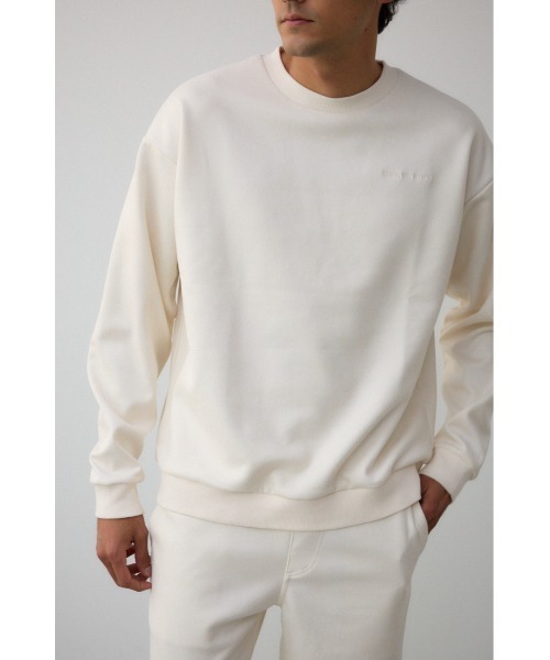 AZUL by moussy(アズールバイマウジー)の「レザーライクトップス(Tシャツ/カットソー・メンズ・ホワイト/ブラウン/ライトグレー/ブラック・MEDIUM/LARGE)」の2枚目の写真