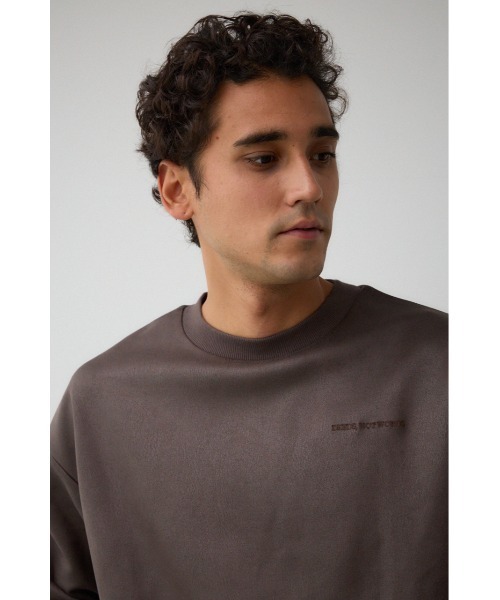 AZUL by moussy(アズールバイマウジー)の「レザーライクトップス(Tシャツ/カットソー・メンズ・ホワイト/ブラウン/ライトグレー/ブラック・MEDIUM/LARGE)」の15枚目の写真