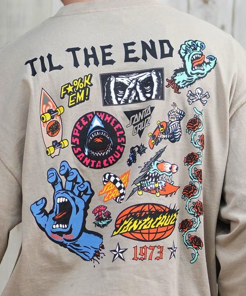 ムラサキスポーツ限定】SANTACRUZ/サンタクルーズ ロンT バック