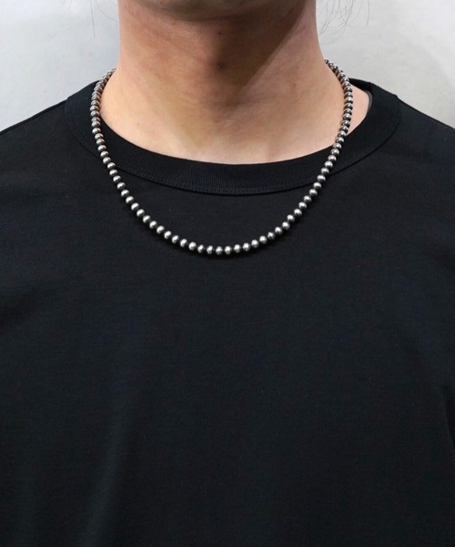 ED ROBERT JUDSON(エドロバートジャドソン)の「【ERICKA NICOLAS BEGAY】 NAVAJO PEARL NECKLACE / 5-50(ネックレス・メンズ・シルバー系1/シルバー系2・50㎝)」の2枚目の写真