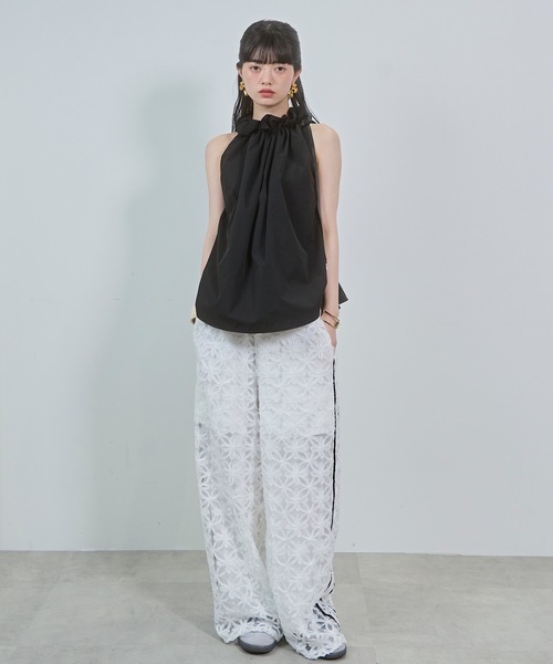Marble）L2408-607 スウェットパンツ GREEN LADIES-M ・L |