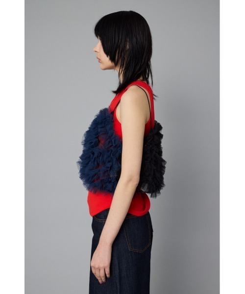 セール】Bi color many frill bustier バイカラーメニーフリル