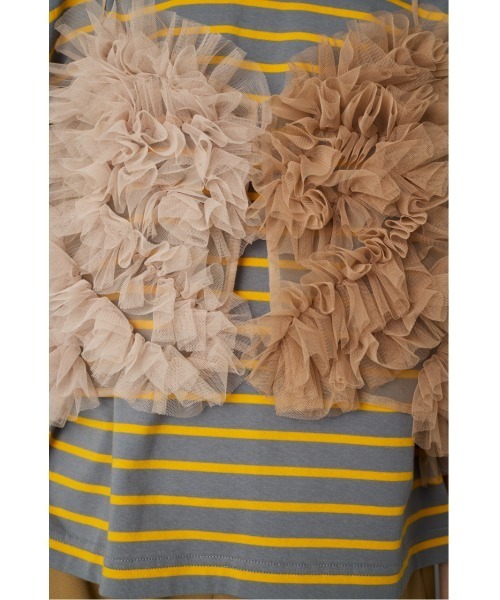 Bi color many frill bustier バイカラーメニーフリルビスチェ