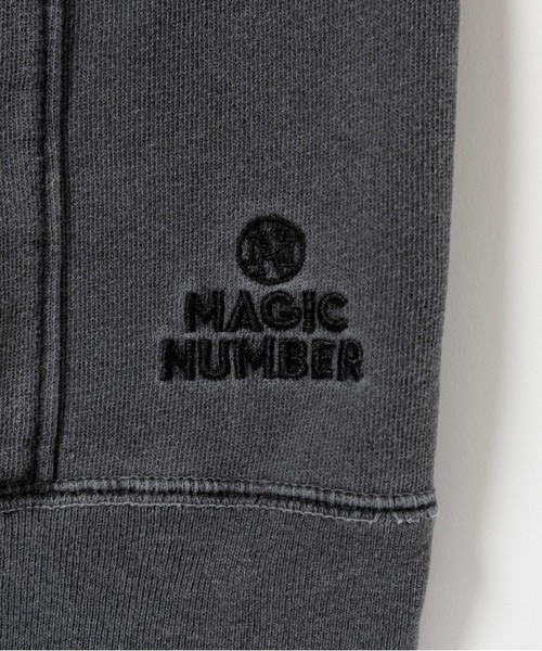 MAGIC NUMBER（マジック ナンバー）の「【MAGIC NUMBER】 LIGHT PIGMENT SWEAT CARDIGON ライトピグメントクルースウェットカーディガン（カーディガン/ボレロ・メンズ・オフホワイト/ブルー/ブラック・LARGE/X-LARGE/MEDIUM）」の10枚目の写真
