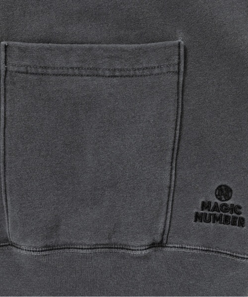 MAGIC NUMBER（マジック ナンバー）の「【MAGIC NUMBER】 LIGHT PIGMENT SWEAT CARDIGON ライトピグメントクルースウェットカーディガン（カーディガン/ボレロ・メンズ・オフホワイト/ブルー/ブラック・LARGE/X-LARGE/MEDIUM）」の11枚目の写真