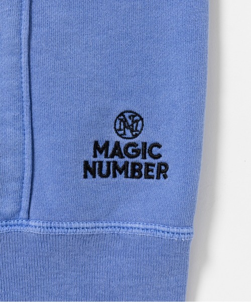 MAGIC NUMBER（マジック ナンバー）の「【MAGIC NUMBER】 LIGHT PIGMENT SWEAT CARDIGON ライトピグメントクルースウェットカーディガン（カーディガン/ボレロ・メンズ・オフホワイト/ブルー/ブラック・LARGE/X-LARGE/MEDIUM）」の13枚目の写真