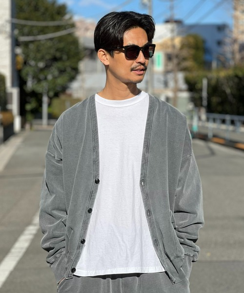 MAGIC NUMBER（マジック ナンバー）の「【MAGIC NUMBER】 LIGHT PIGMENT SWEAT CARDIGON ライトピグメントクルースウェットカーディガン（カーディガン/ボレロ・メンズ・オフホワイト/ブルー/ブラック・LARGE/X-LARGE/MEDIUM）」の19枚目の写真
