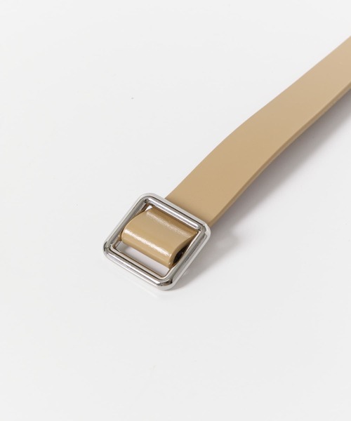 URBAN RESEARCH DOORS(アーバンリサーチドアーズ)の「スクエアベルト(ベルト・レディース・ブラック/ベージュ・ONE)」の4枚目の写真