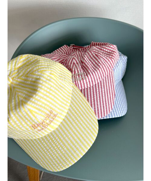 Ungrid（アングリッド）の「サッカーストライプキャップ（キャップ・レディース・ブルー/イエロー/レッド・FREE）」の12枚目の写真