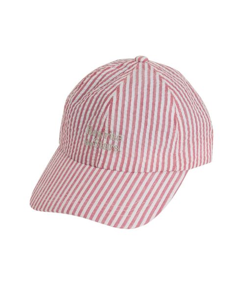 Ungrid（アングリッド）の「サッカーストライプキャップ（キャップ・レディース・ブルー/イエロー/レッド・FREE）」の4枚目の写真