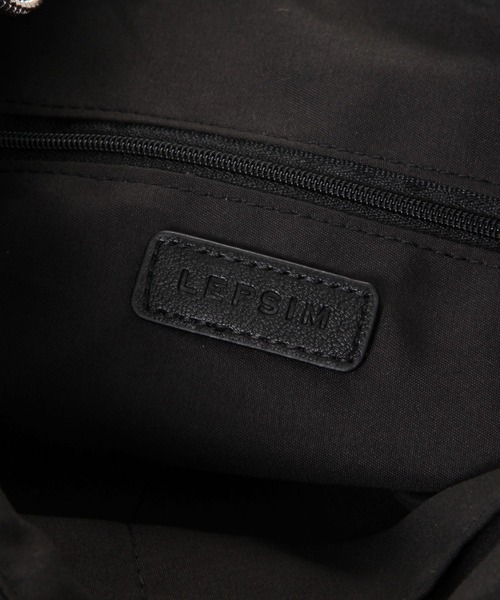 LEPSIM（レプシィム）の「ソフトフェイクレザーBIGショルダー　287581（ショルダーバッグ・レディース・ブラック/アイボリー/ブラウン・ONE SIZE）」の20枚目の写真