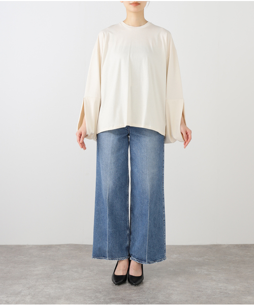 BASERANGE/ベースレンジ】HARBOUR LONG SLEEVE TEE：カットソー