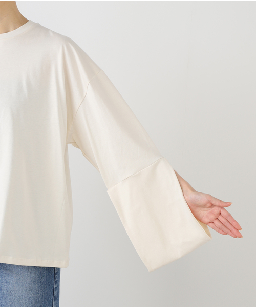 【 新品・未使用 】Baserange long sleeve XSサイズ BASERANGE/ベースレンジ】LONG SLEEVE TEE：カットソー（Tシャツ