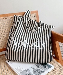 Futier land | 2wayストライプキャンバストートバッグ(トートバッグ)