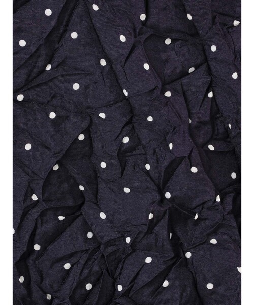 mizuiroind(ミズイロインド)の「mizuiro ind ドットプリントキャッチワッシャーノースリーブシャツ(シャツ/ブラウス・レディース・オフホワイト/ブラック/ネイビー・FREE)」の6枚目の写真