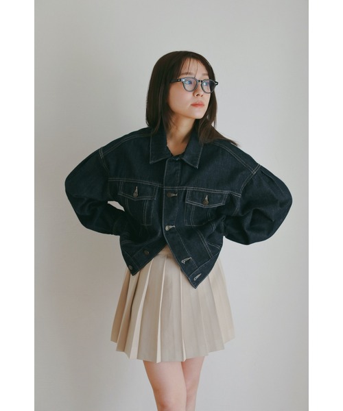 N WITH.(エヌウィズ)の「プリーツミニスカート(スカート・レディース・ベージュ/グレー・MEDIUM/SMALL)」の2枚目の写真