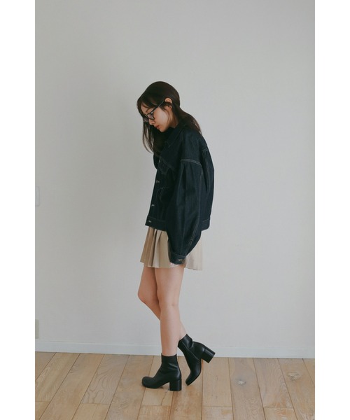 N WITH.(エヌウィズ)の「プリーツミニスカート(スカート・レディース・ベージュ/グレー・MEDIUM/SMALL)」の5枚目の写真