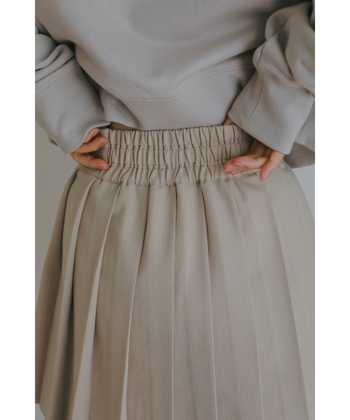 N WITH.(エヌウィズ)の「プリーツミニスカート(スカート・レディース・ベージュ/グレー・MEDIUM/SMALL)」の17枚目の写真