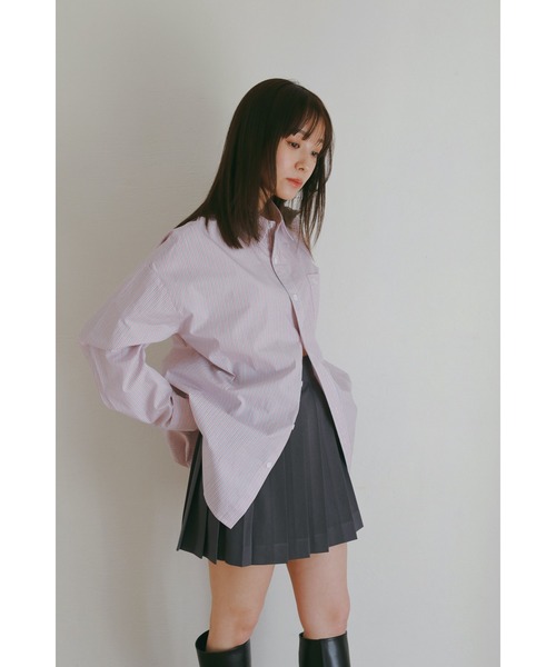 N WITH.(エヌウィズ)の「プリーツミニスカート(スカート・レディース・ベージュ/グレー・MEDIUM/SMALL)」の12枚目の写真