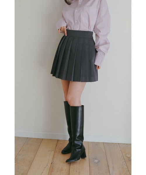 N WITH.(エヌウィズ)の「プリーツミニスカート(スカート・レディース・ベージュ/グレー・MEDIUM/SMALL)」の19枚目の写真