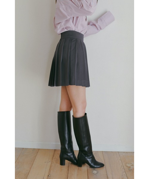 N WITH.(エヌウィズ)の「プリーツミニスカート(スカート・レディース・ベージュ/グレー・MEDIUM/SMALL)」の21枚目の写真