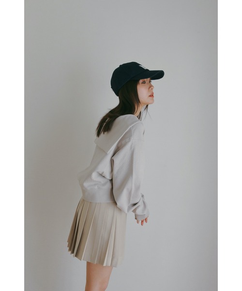 N WITH.(エヌウィズ)の「プリーツミニスカート(スカート・レディース・ベージュ/グレー・MEDIUM/SMALL)」の8枚目の写真