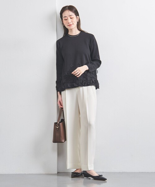 2タック ワイドパンツ WHITE（スラックス）｜UNITED ARROWS