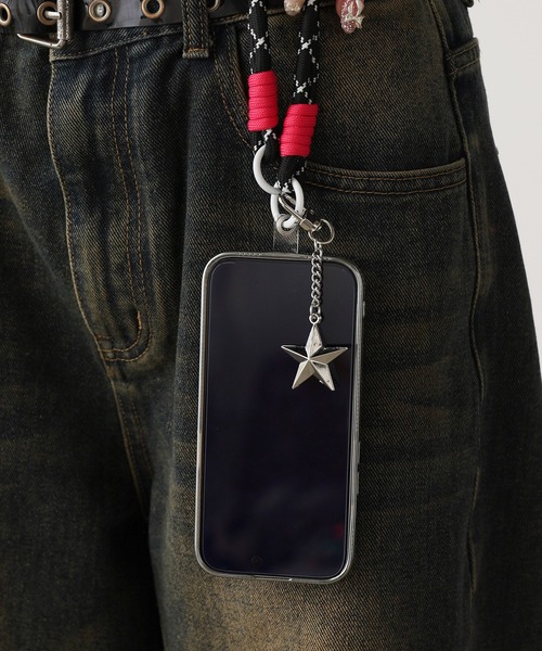 過眠症チャーム シルバーチャーム キーホルダー バッグチャーム ハート＆スター